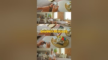 Davinci Resolve - How to stack footage (video collage)