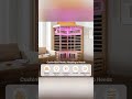 Moray 2-Person Indoor Pentagonal Infrared Sauna in Hemlock with 7 Far-Infrared Carbon Crystal Hea...