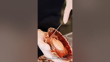 How to shell your Scallops well! #shorts