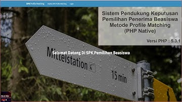 Decision Support System for Selection of Scholarship Recipients Profile Matching Method #application