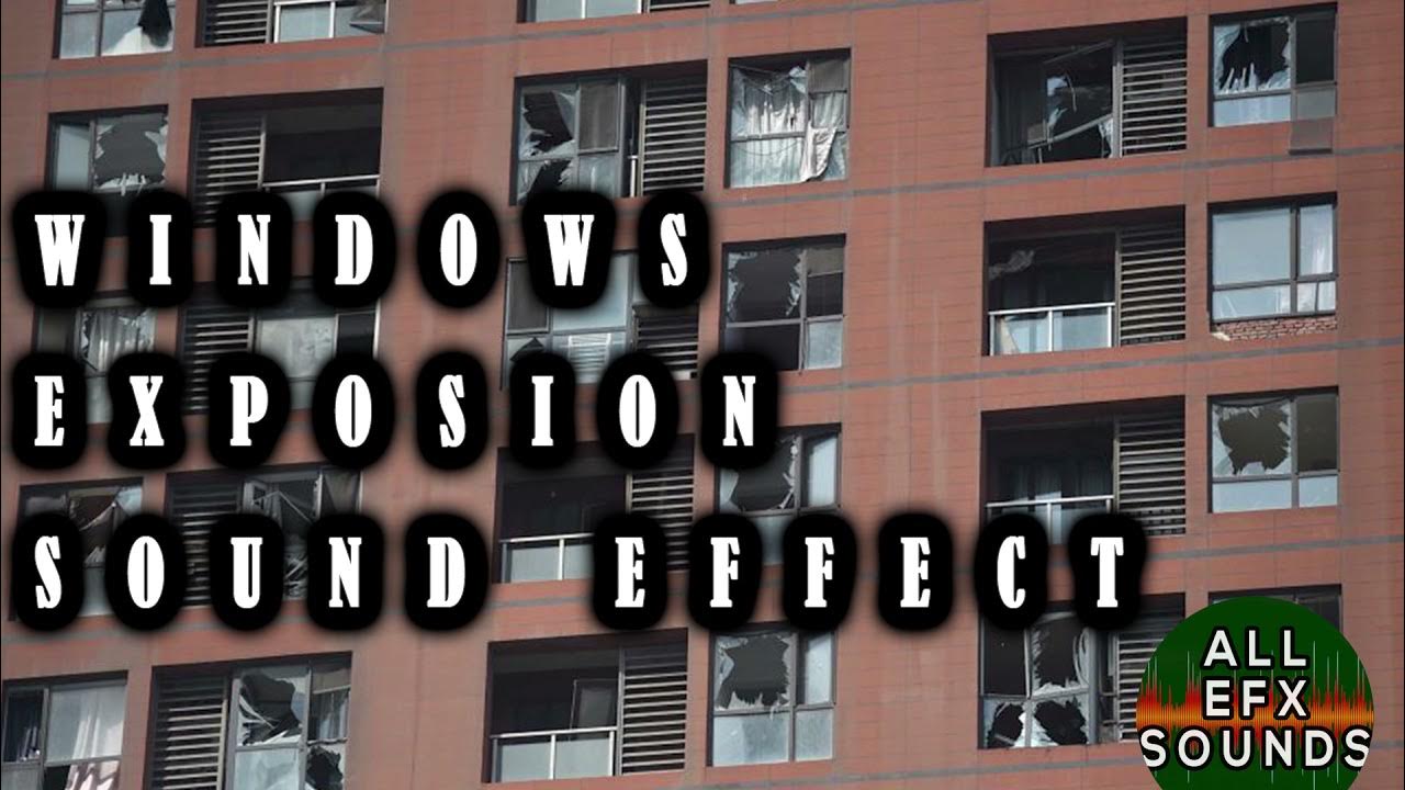 Windows Exploding Sound Effects YouTube