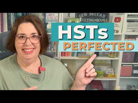 Half Square Triangles (HSTs) Made Perfect: Fix Your Wonky Units FAST!