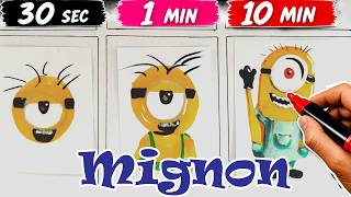 CAN I DRAW MINION IN 30 SECONDS?