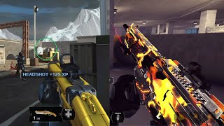 Modern Combat 5 GOLDEN DBS vs LAVA GRINDER - YouTube