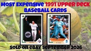 Details 1991 Upper Deck Most Expensive Baseball Cards (September 2026) Update