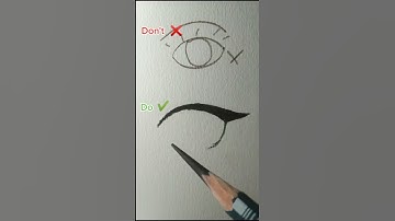 How to draw an eye #viralshorts #animedrawing #trending #art