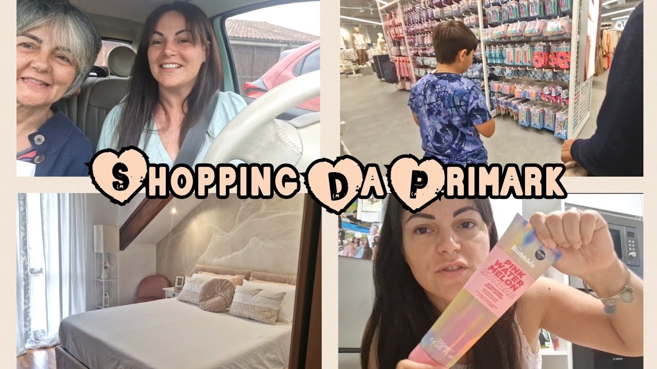 Shopping da Primark con mio figlio/Camera da letto in ordine