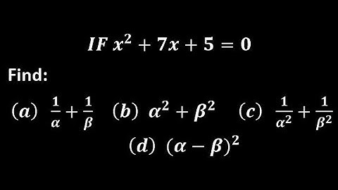 Evaluating some symmetrical of quadratic roots