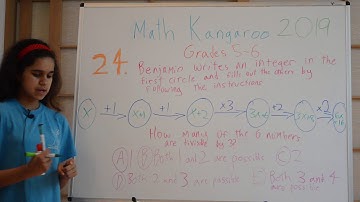 Math Kangaroo, 2019, Grades 5-6, Problem 24