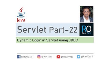 Servlet Part-22 | Dynamic Login example in Servlet using JDBC