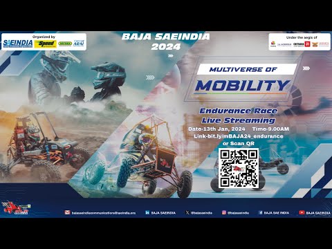 BAJA SAEINDIA 2024 MBAJA Endurance Race 13th January 2024 NATRAX Pithampur