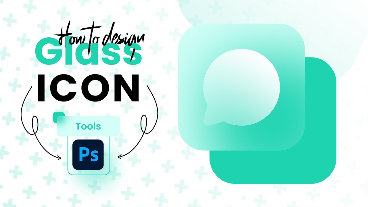 How to Design Glass Icon in 3 Minute | Photoshop Tutorial - YouTube