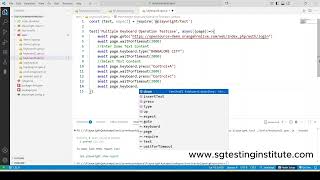 Playwright JavaScript | Example - 03 | Handle Keyboard Actions In Playwright