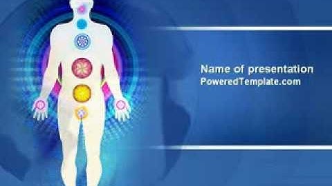 Body Chakras PowerPoint Template by PoweredTemplate.com