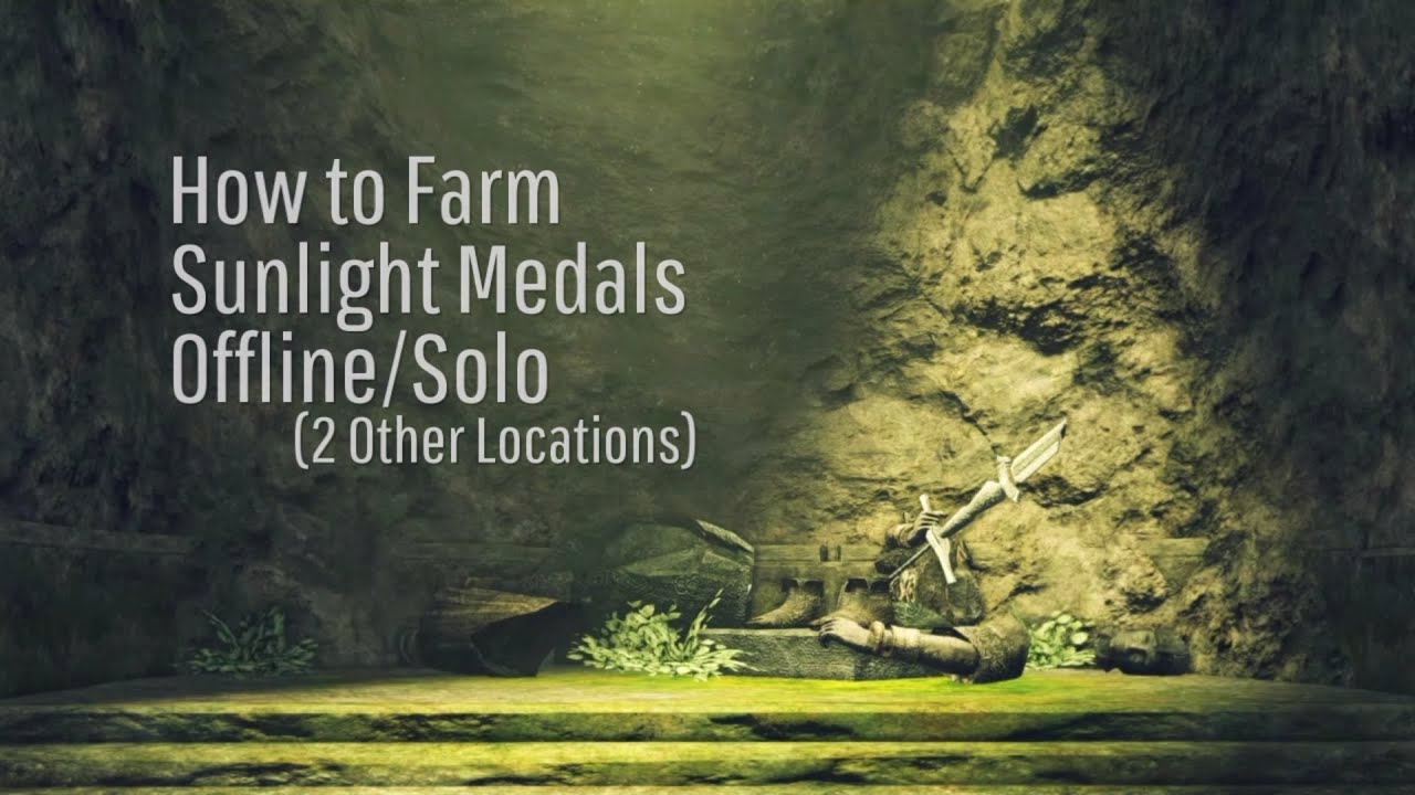 Dark Souls 2: SotFS - How to Farm Sunlight Medals Offline/Solo (2 Other