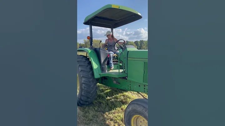 Go Lisa Go! #farm #tractor #farmequipment #haying #agriculture #homestead #farmlife #justmakingit