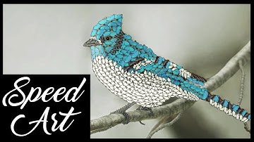 Bluebird Butterfly | Speed-Art | #photoshop