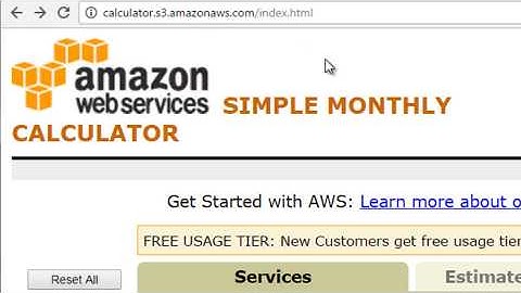 Amazon S3 Hosting For Beginners Calculator - Video Course 2 OF 9