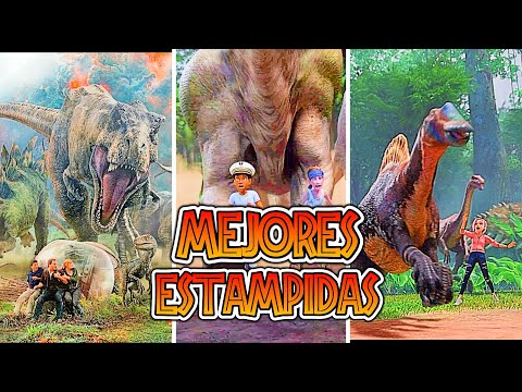 TOP MEJORES ESTAMPIDAS DE LA SAGA JURASICA