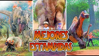 Top Mejores Estampidas De La Saga Jurasica