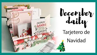 Tarjetero Navideño - December daily - Calendario de adviento 🎄