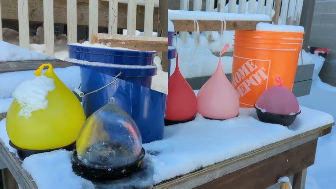 DIY PVC Frozen Ice Containers For Emergencies