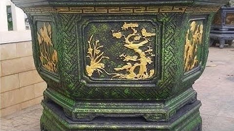 Khuôn lục giác 1,2m cao 64cm Có lòng trong nhựa composite giá 8 triệu bao ship chưa chân 0917478430