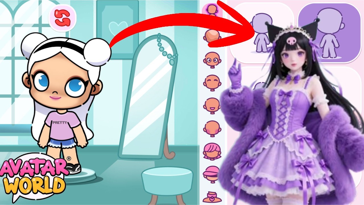 NEW😱✨️ How To Make A Kuromi Princess In Avatar Life World  