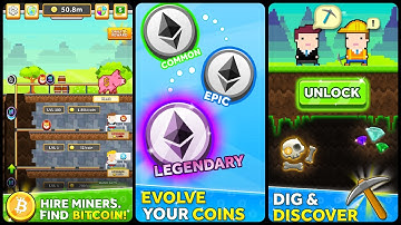 Idle Miner Bitcoin Tycoon Mobile Game | Gameplay Android
