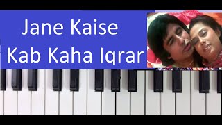 Jane Kaise Kab Kaha  Keyboardharmoniumpiano Tutorial