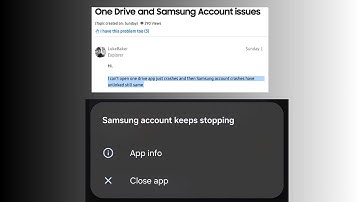 De Samsung Account-app crasht met de foutmelding "blijft stoppen".