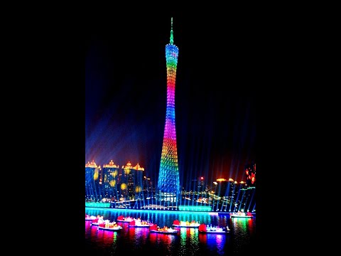Телебашня в Гуанчжоу|Canton Tower Guangzhou China🌈
