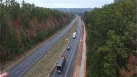 Interstate Channels Erosion Protection using Flexamat Standard Tied Concrete Block Mat