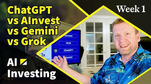 🤔Can AI Predict the Stock Market?📈 Week 1 - ChatGPT vs Grok vs Gemini vs AInvest - #PlanForIncrease
