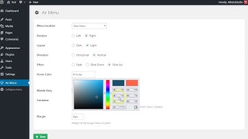 AirMenu - Responsive Fullscreen Navigation WordPress Plugin