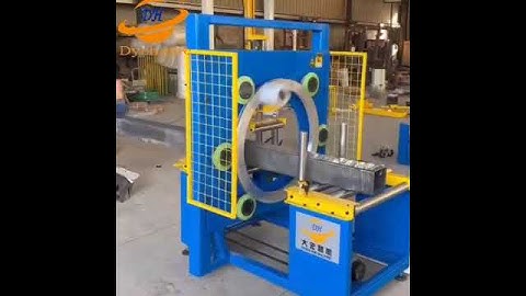 Horizontal pipe wrapping machine, horizontal orbital wrapping machine