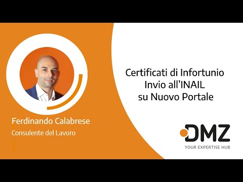 Certificati di Infortunio – Invio all’INAIL su Nuovo Portale