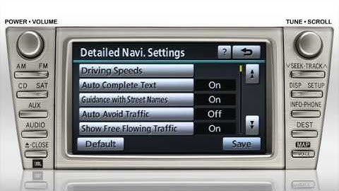 Navigation (advanced system setup) Camry Toyota of Slidell