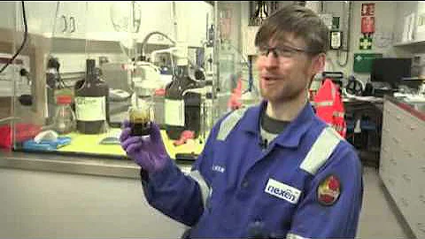 Aquamax KF titrator being used offshore via GR Scientific