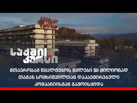 მთავრობამ წყალტუბოს წყლები $8 მილიონად თამაზ სომხიშვილთან დაკავშირებული კომპანიისგან გამოისყიდა