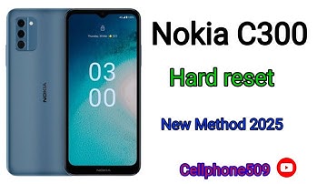 Officiële harde reset van de Nokia C300 | Wachtwoord/patroon vergeten (geen pc nodig)
