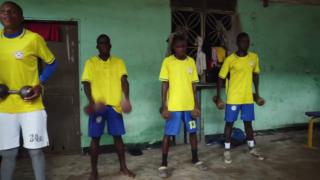 Dhujau Soccer Academy will be familiar with evening exercises to increase energy and other things.