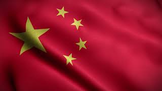 动画的中国国旗飘扬 China Flag Waving Animation Premiere Youtube