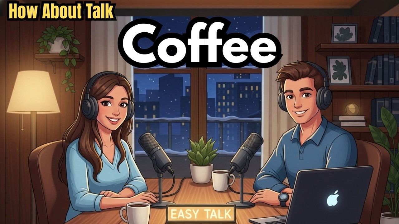 How Talking About Having Coffee with a Friend in English | Conversation practice