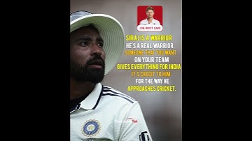 Joe Root vs Mohammed Siraj #joeroot #siraj #Aneetpadda