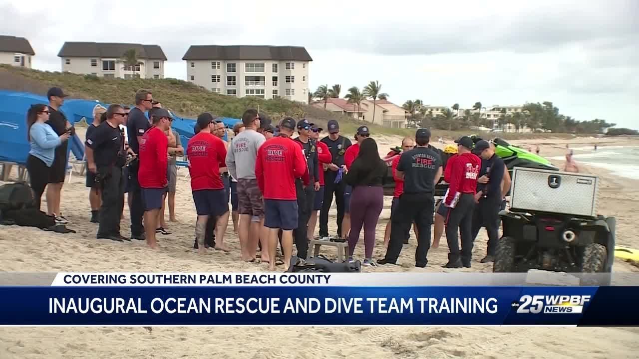 Boynton Beach Fire Rescue and Dive Team hold inaugural training session ...