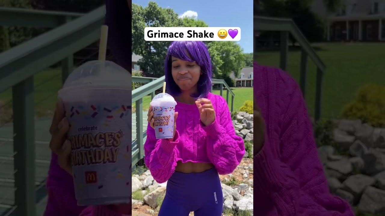 Mcdonald S Grimace Shake REACTION Shorts