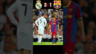 Real Madrid 🆚️ Fc Barcelona | (3-1) Match | Highlights #Shorts #Football #Youtube #Ronaldo #Messi