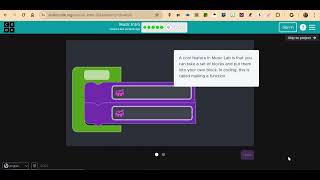 Create music using Code org's Music Lab
