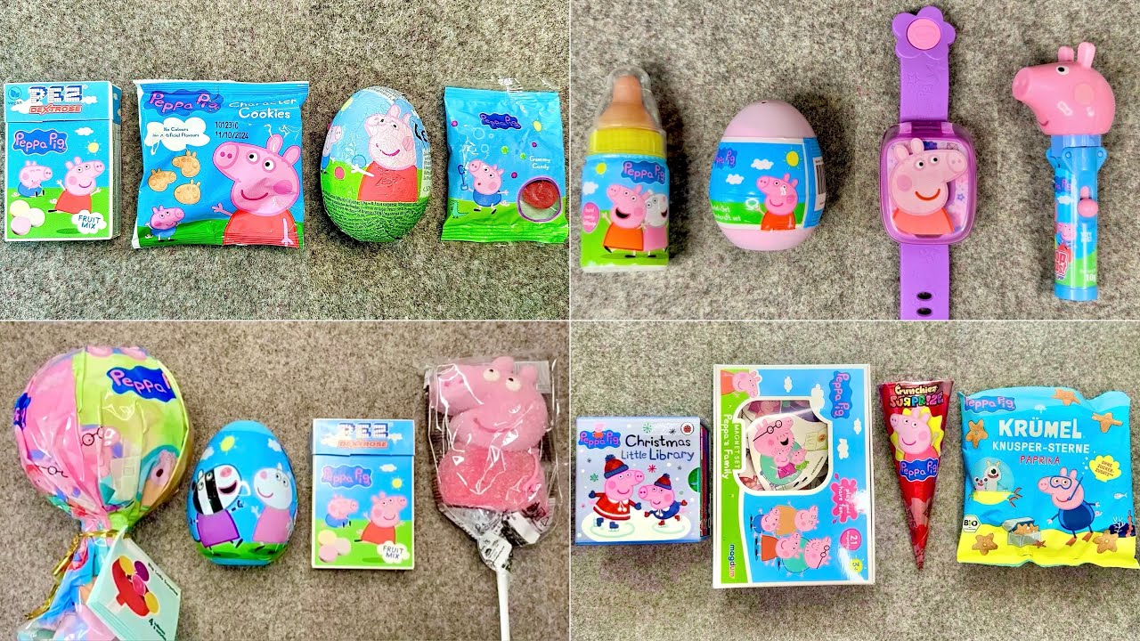 🥳 Funny PEPPA PIG Sweets & Toys Unboxing | Satisfying Candy ASMR | TOP Compilation